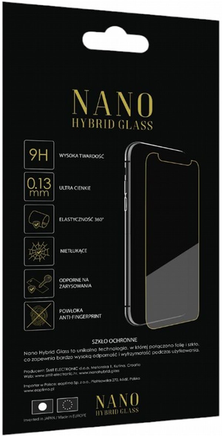 Szkło ochronne Nano Hybrid Glass 9H do Samsung Galaxy A72 Transparent (NHG-BG-SAM-A72) - obraz 2