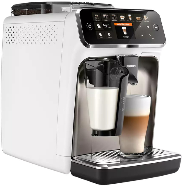 Кавомашина Philips Series 5400 LatteGo EP5443/90 Біла - зображення 3