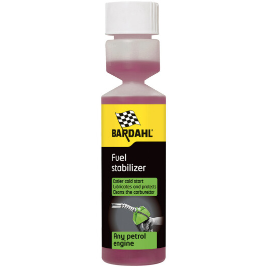 Присадка в бензин стабілізатор палива FUEL STABILIZER BARDAHL 0,25л. 4874B - Фото 1 Присадка в бензин стабілізатор палива FUEL STABILIZER BARDAHL 0,25л. 4874B - изображение 1