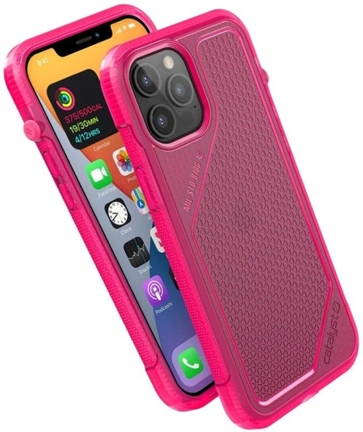 Etui plecki Catalyst Vibe do Apple iPhone 12 Pro Max Pink/Transparent (CATVIBE12PNKL) - obraz 1