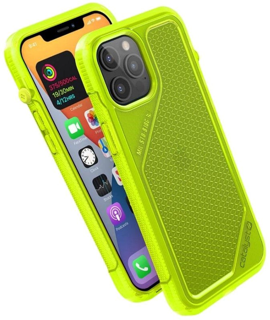 Etui plecki Catalyst Vibe do Apple iPhone 12 Pro Max Yellow/Transparent (CATVIBE12YELL) - obraz 1