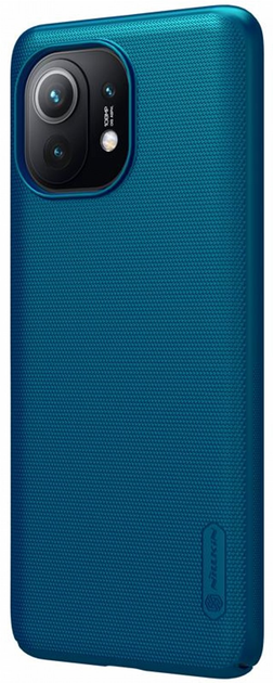 Etui plecki Nillkin Frosted Shield do Xiaomi Mi 11 Blue (6902048212756) - obraz 3