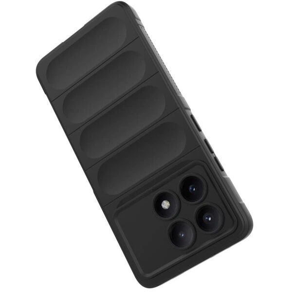 Силиконовый (TPU) чехол Deexe Terra Case для Xiaomi Poco X6 Pro - Black - изображение 3