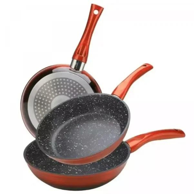 Набор сковородок Cheffinger CF-FA03 3 предмета с антипригарным ...