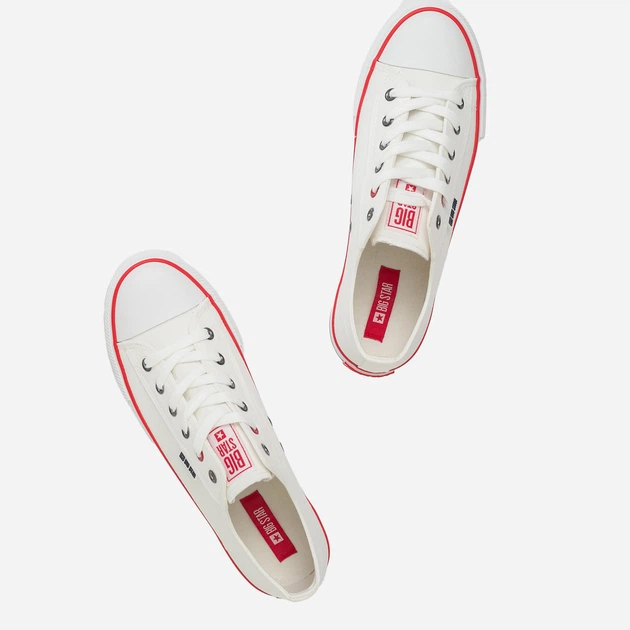 Trampki damskie do kostki Big Star JJ274A500 39 Białe (5900714489649) - obraz 3