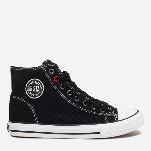 Trampki damskie wysokie Big Star JJ274A502 41 Czarne (5900714489786) - obraz 1