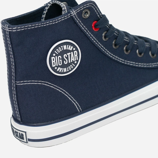 Trampki damskie wysokie Big Star JJ274A504 39 Ciemnoniebieskie (5900714489885) - obraz 5