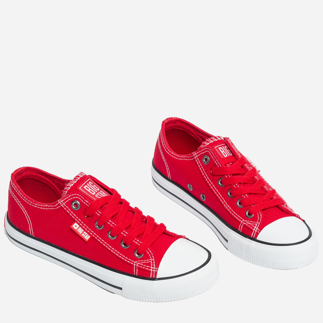 Trampki damskie do kostki Big Star JJ274A530 40 Czerwone (5900714612467) - obraz 2