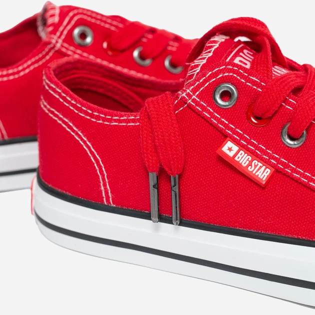 Жіночі кеди низькі Big Star JJ274A530 40 Червоні (5900714612467) - зображення 4