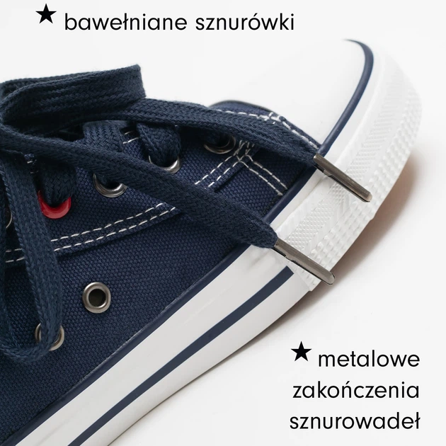 Жіночі кеди низькі Big Star JJ274A531 37 Темно-сині (5900714612498) - зображення 6