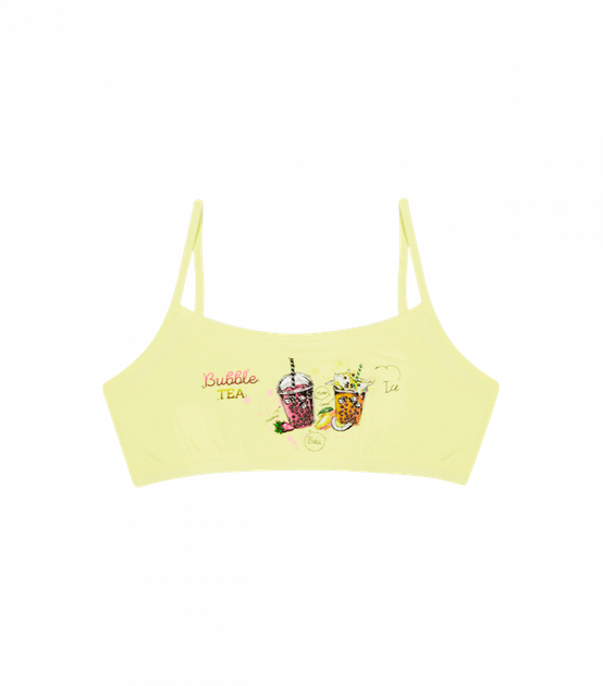 Подростковый топ с принтом Bubble TEA - Donella - 5924Y6 - 158-164 см - Желтый - Фото 1 Подростковый топ с принтом Bubble TEA - Donella - 5924Y6 - 158-164 см - Желтый - изображение 1