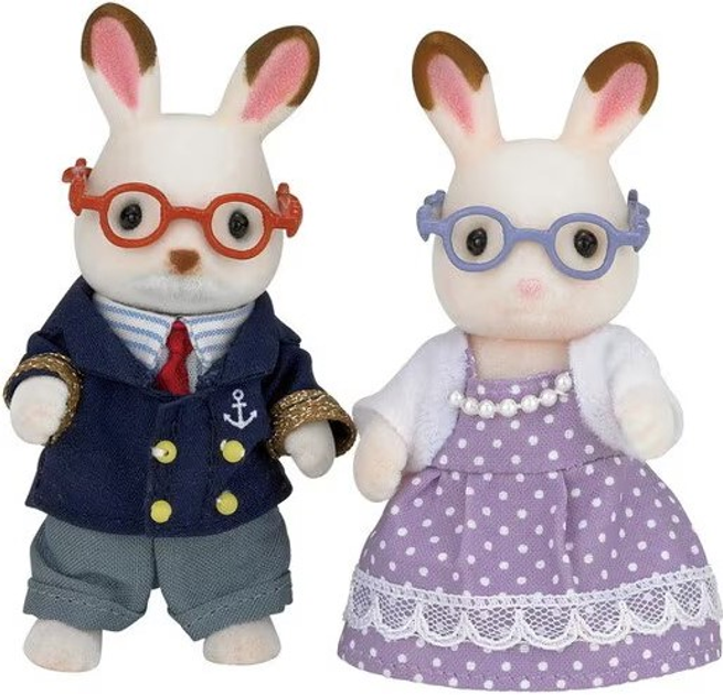 Набір Sylvanian Families "Дідусь і Бабуся Шоколадного Кролика" (5190) (5054131051900) - зображення 2