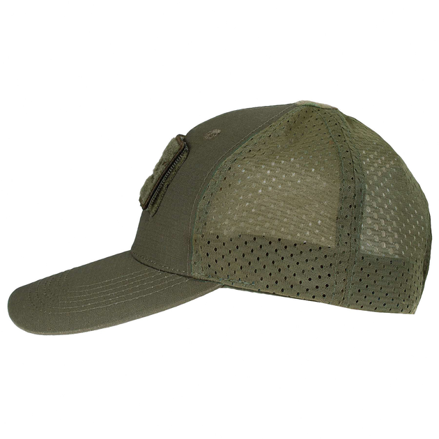 Бейсболка MIL-TEC Net Baseball Cap Olive з сіткою - изображение 2