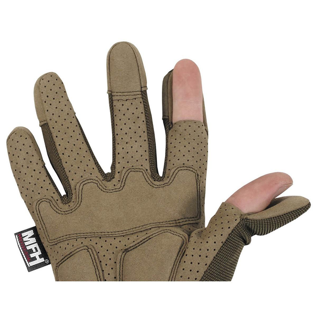 Рукавички тактичні MFH Tactical Gloves Action Coyote XL - изображение 2