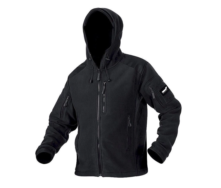 Куртка тактична флісова Texar Husky Чорний 4XL - зображення 1