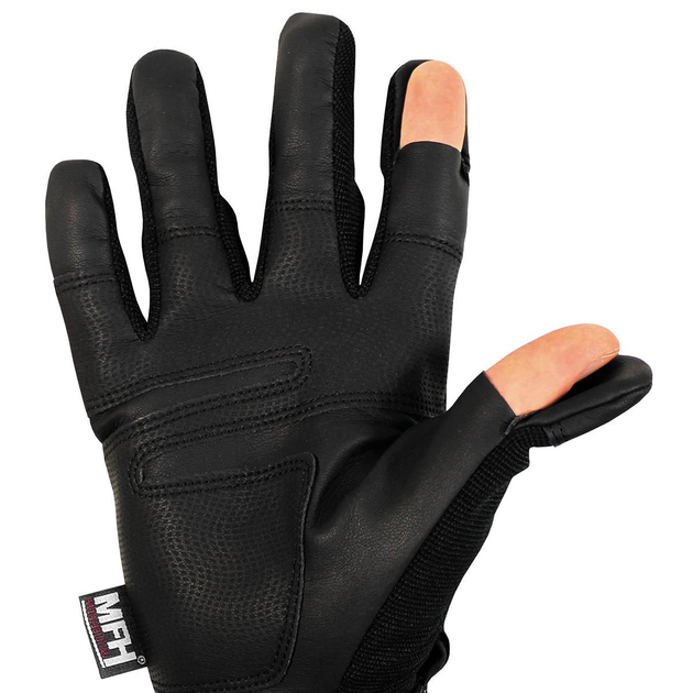 Рукавички тактичні MFH Tactical Gloves Mission - Чорний L - зображення 2