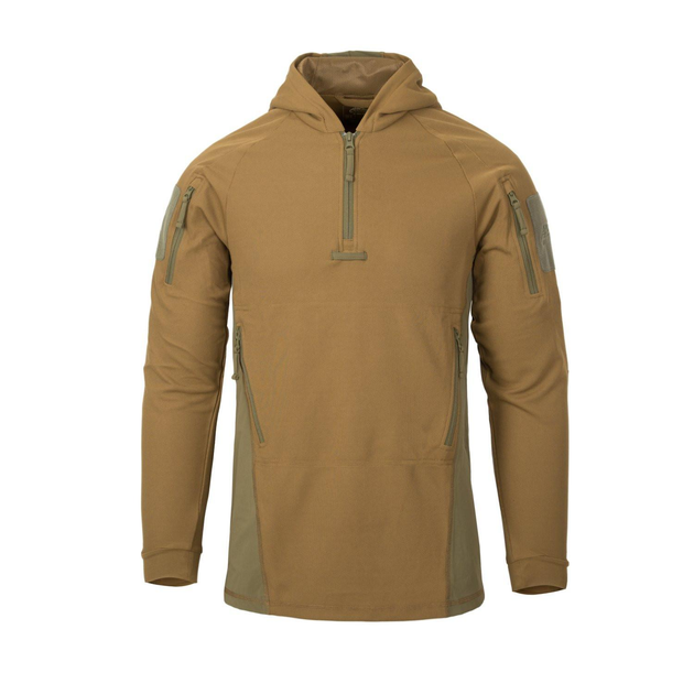 Кофта тактична Helikon-Tex Range Hoodie Topcool Койот/Олива S - зображення 2