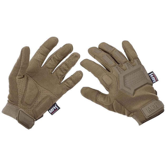 Рукавички тактичні MFH Tactical Gloves Action Coyote M - изображение 1