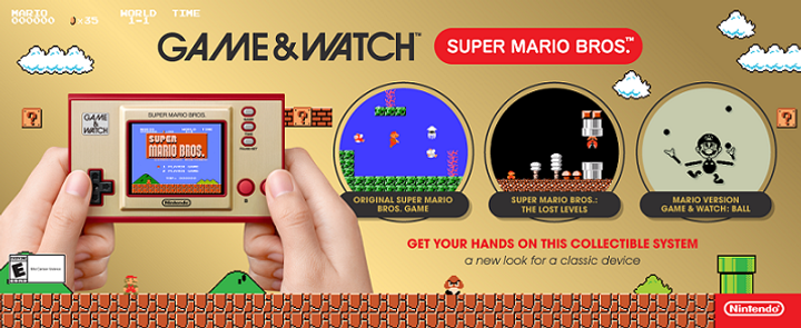 その他 Nintendo Game & Watch: Super Mario Bros. NINTENDO Game & Watch Super Mario Bros. Blue Handheld YM-105