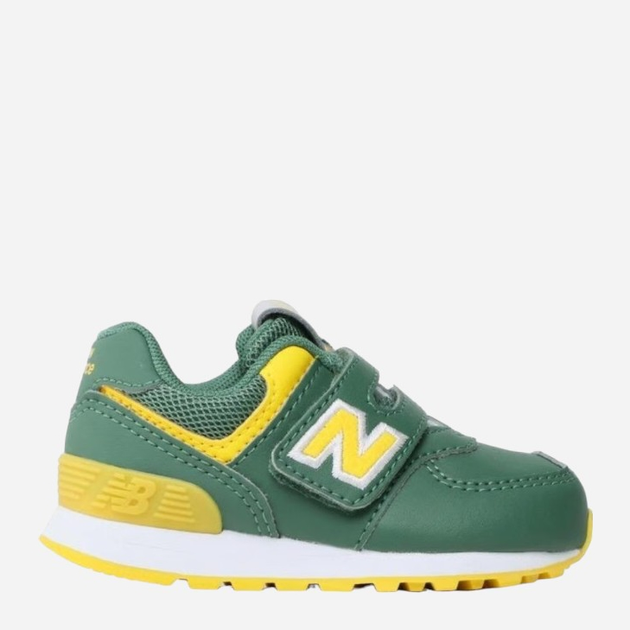 Buty sportowe chłopięce New Balance 574 IV574CJ1 22.5 (6US) Zielony/Żółty (196307118217) - obraz 1