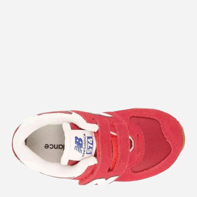 Дитячі кросівки для дівчинки New Balance 574 IV574RR1 23.5 (7US) Червоні з білим (196307201179) - зображення 3