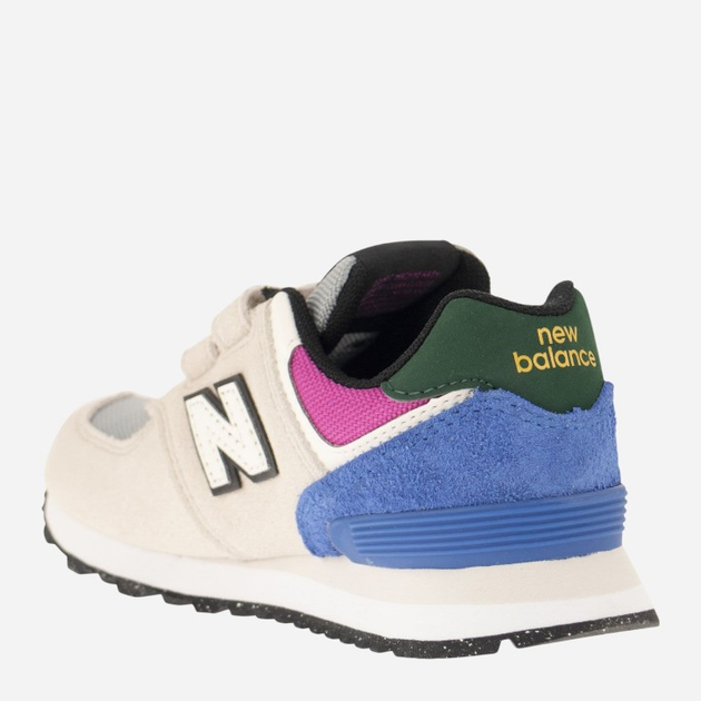 Buty sportowe dziecięce dla dziewczynki New Balance 574 IV574CP1 20 (4US) Wielokolorowe (196307205764) - obraz 3