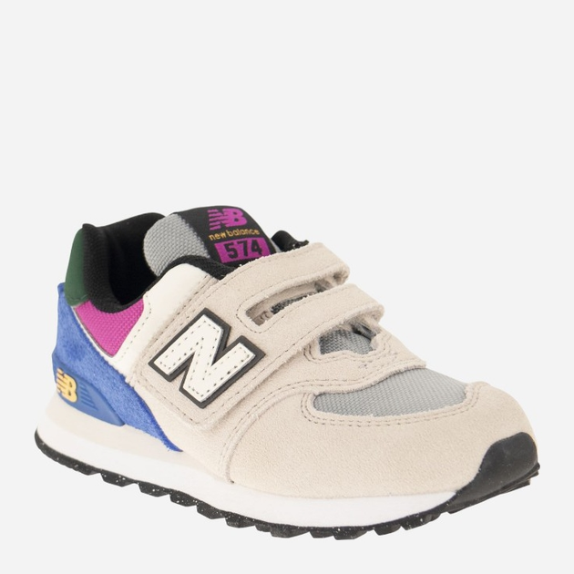 Дитячі кросівки для дівчинки New Balance 574 IV574CP1 27.5 (10US) Різнокольорові (196307205870) - зображення 2