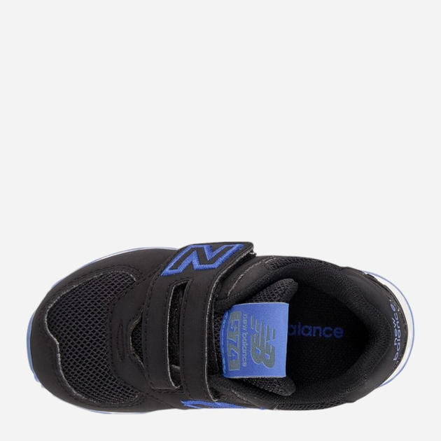 Дитячі кросівки для хлопчика New Balance 574 IV574IG1 25 (8US) Чорні з блакитним (196307215206) - зображення 3