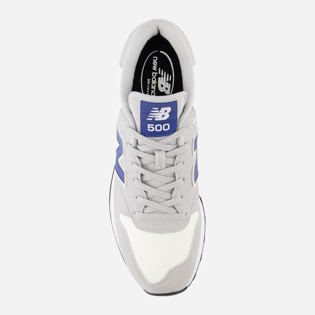 Чоловічі кросівки New Balance 500 GM500MO2 46.5 (12US) Світло-сірі (196941314990) - зображення 3