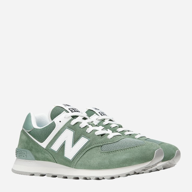 Buty sportowe męskie do kostki New Balance 574 U574FGG 42 (8.5US) Zielone (196941369488) - obraz 2