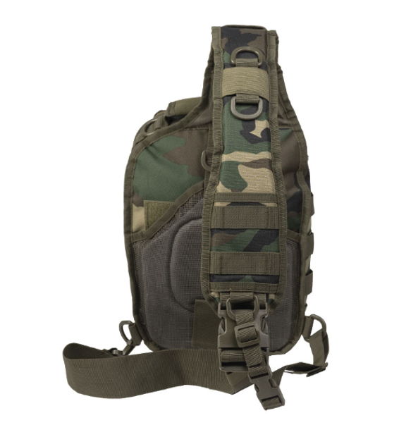 Рюкзак однолямочный Mil-Tec 9 л Мультикам ONE STRAP ASSAULT PACK (14059120) - изображение 2