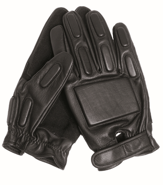 Рукавиці тактичні шкіряні XL Чорні Mil-Tec Sec Handschuhe Leder XL Schwarz (12501002-010-XL) - зображення 1