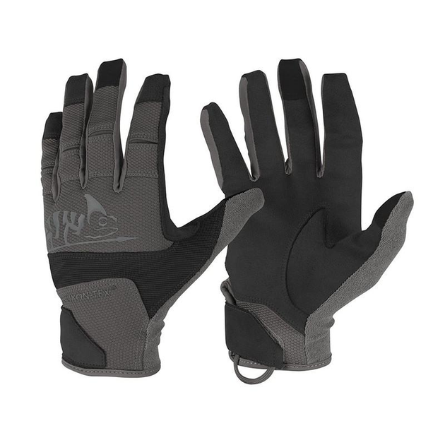 Перчатки тактические Helikon-Tex XL Черные, Серые Tactical Gloves Hard BLACK/GREY (RK-RNG-PO-0135A-B06-XL) - изображение 1
