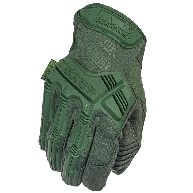 Перчатки тактические Mechanix Wear Армейские с защитой XL Олива Tactical gloves M-Pact Olive Drab (MPT-60-011-XL) - изображение 1