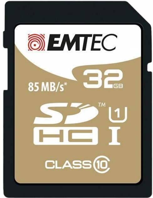 Karta pamęnci Emtec EliteGold SDHC 32GB Class 10 UHS-I (ECMSD32GHC10GP) - obraz 1