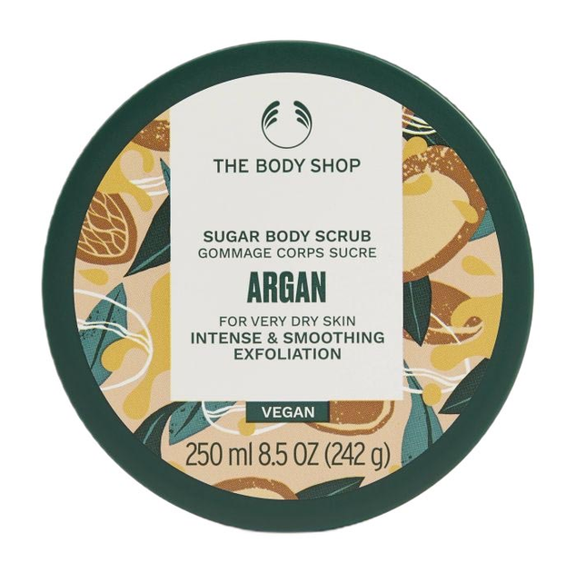 Peeling do ciała The Body Shop wegański Argan 250 ml (5028197969929) - obraz 1