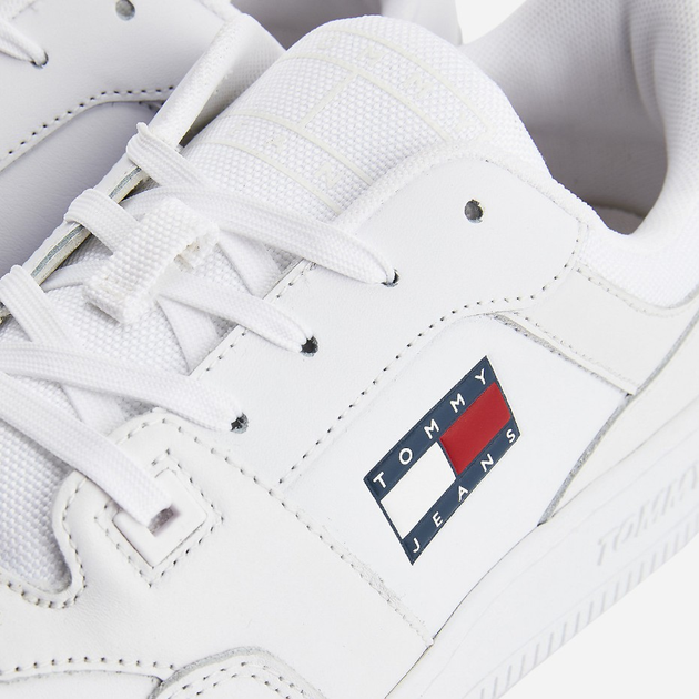Sneakersy męskie Tommy Hilfiger EM0EM00955-YBR 43 Białe (8720116726909) - obraz 4