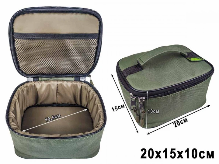 Сумка рибальська напівжорстка під котушку Проф-Монтаж Reel Case L 20x15x10см - Фото 3 Сумка рибальська напівжорстка під котушку Проф-Монтаж Reel Case L 20x15x10см - зображення 3