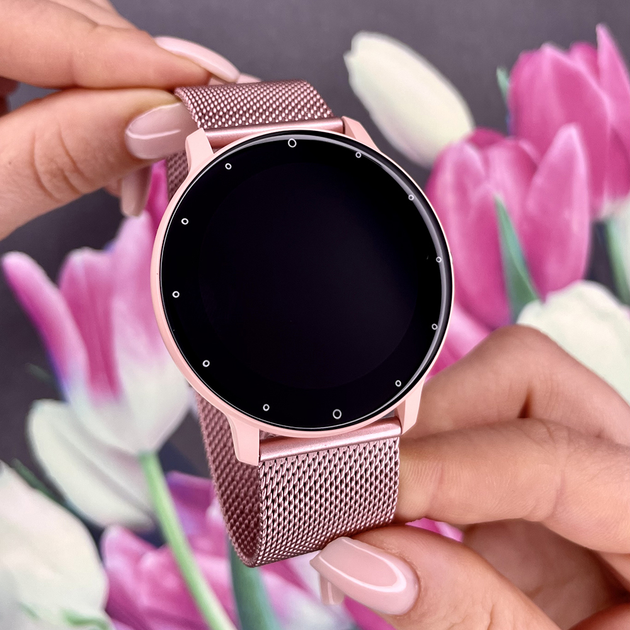 Жіночий годинник Modfit Business Pink Mesh 39 мм 2 ремінці - зображення 2