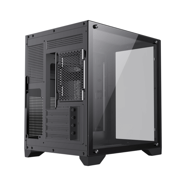 Корпус компьютерный GameMax Infinity Mini Black без блока питания Minitower Черный - Фото 6 Корпус компьютерный GameMax Infinity Mini Black без блока питания Minitower Черный - изображение 6