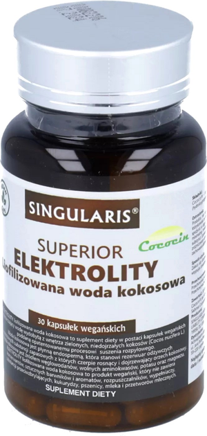 Liofilizowana woda kokosowa Singularis Superior 30 kapsułek (5903263262688) - obraz 3