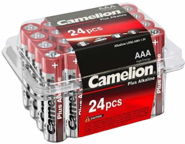 Alkaliczne baterie Camelion AAA Micro LR03 24 szt (11102403) - obraz 1