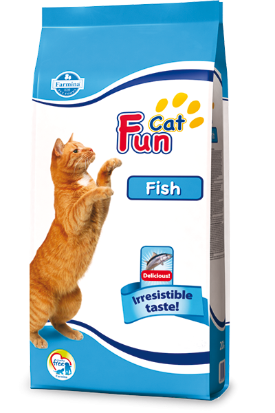 Сухий корм Farmina Fun Cat Fish Сухий корм з рибою для котів з нормальним рівнем фізичної активності 20 кг (156442) - Фото 1 Сухий корм Farmina Fun Cat Fish Сухий корм з рибою для котів з нормальним рівнем фізичної активності 20 кг (156442) - зображення 1