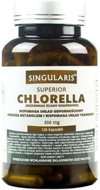 Suplement diety Singularis Superior Chlorella 120 kapsułek (5903263262251) - obraz 1