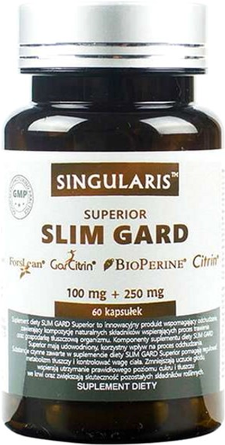 Дієтична добавка Singularis Superior Slim Gard 60 капсул (5903263262428) - зображення 1