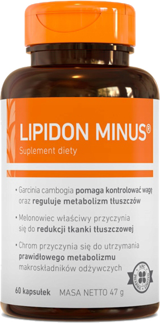 Suplement diety Amc Pharma Lipidon Minus 60 kapsułek (5060023936255) - obraz 1