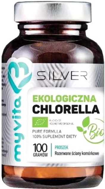 Suplement diety MyVita Silver Chlorella 100 g (5903021591111) - obraz 1