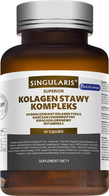 Kompleks kolagenowy dla stawów Singularis Superior 60 caps (5907796631256) - obraz 1