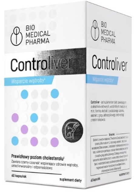 Suplement diety Bio Medical Pharma Controliver 60 saps (5905669622394) - obraz 1