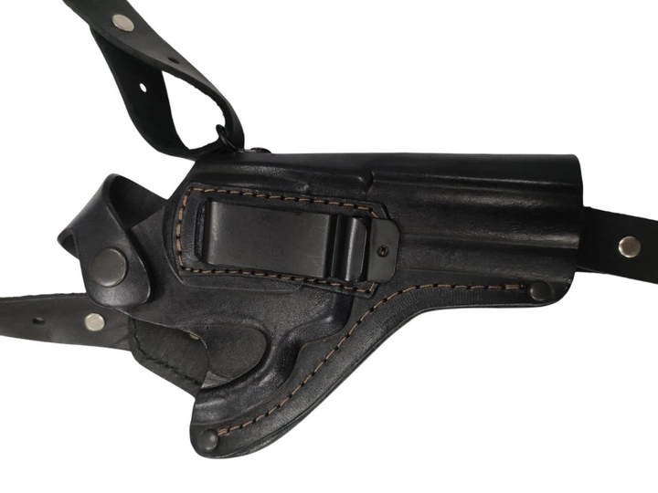 Кобура оперативная для револьвера 4" из натуральной кожи - изображение 2